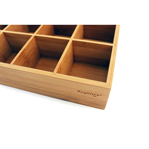 BergHOFF 3in. Bamboo Tea Box