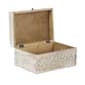 9th &amp; Pike® Carved Floral White Wood Storage Box - Set Of 3 - image 6