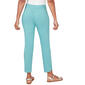 Womens Emaline Athens Solid Tech Stretch Pull On Ankle Pants - image 2