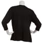 Womens Chloe & Jasmine Solid Peplum Cropped Cardigan - image 3