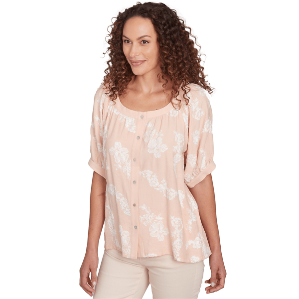 Womens Skye''s The Limit Spring Romance Floral Button Front