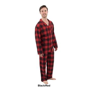 Mens Leveret 2pc. Plaid Flannel Pajama Set - Boscov's