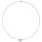 Gemstone Classics&#8482; Rose Gold Diamond Vintage Necklace - image 4