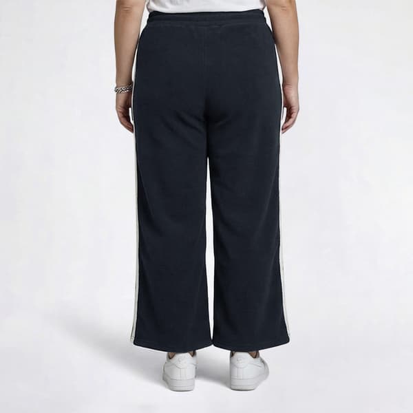 Juniors Plus No Comment Wide Leg Sweatpants with Eyelet Side Trim