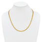 Gold Plated over Sterling Silver Beveled Curb Chain Necklace - image 4