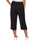 Petite Alfred Dunner Crowd Pleaser Relaxed Pull On Capris - image 2