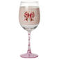 Home Essentials Pink Bow Goblet - image 1