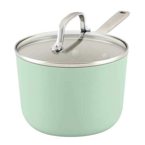 KitchenAid 3qt. Hard Anodized Ceramic Nonstick Saucepan with Lid - image 