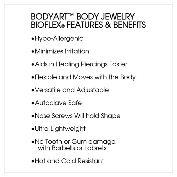 6pk. 20-Gauge Bioflex Clear Crystal Nose Set