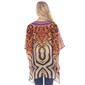 Womens White Mark Zebra Print Maternity Poncho - image 4
