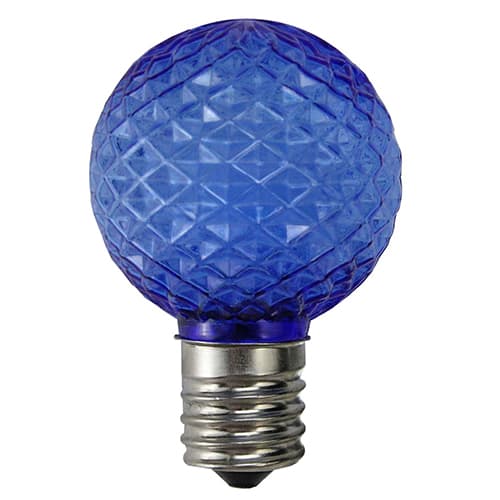 Northlight 25pk. LED Blue G40 Globe Christmas Replacement Bulbs - image 