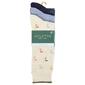 Mens Gold Toe&#40;R&#41; Clubhouse 3pk. Crew Dress Socks - Tan/Blue - image 1