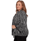 Plus Size Alfred Dunner Barcelona Chevron Two In One Blouse - image 4
