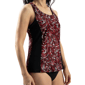 Womens Dolfin® Solid Twist Back Tankini Top - image 3