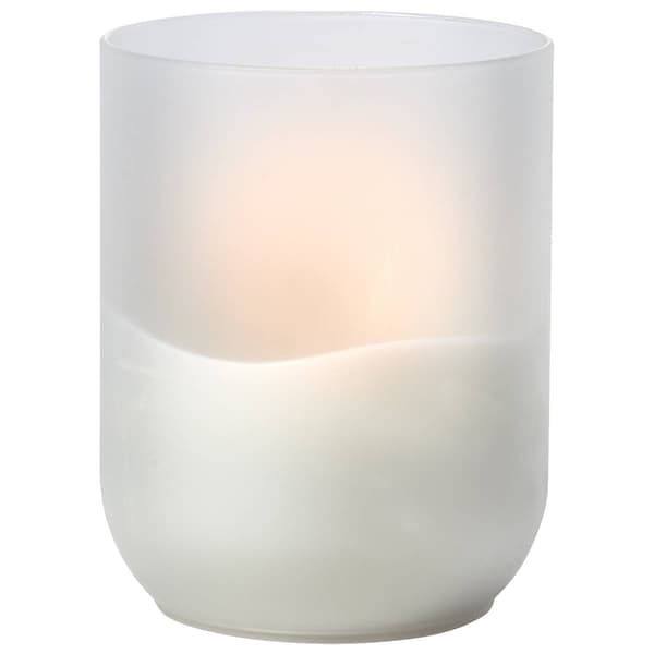 Illumaflame 6in. LED in Frosted Glass Candle - image 