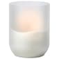 Illumaflame 6in. LED in Frosted Glass Candle - image 1
