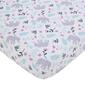 Carters&#40;R&#41; Floral Elephant Super Soft Fitted Crib Sheet - image 1