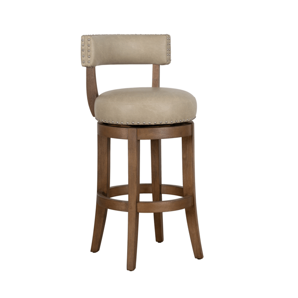 Armen Living Mystic Faux Leather Counter Height Barstool - image 