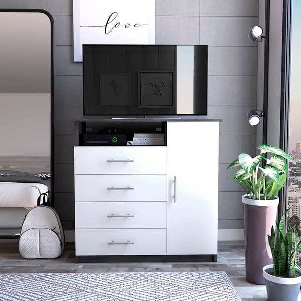 FM FURNITURE Carolina 4 Drawer Dresser