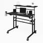 Techni Mobili Rolling Writing Desk w/ Height Adjustable Desktop - image 2