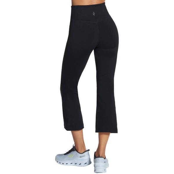 Womens Skechers GO WALK Pull On Kick Flare Capris