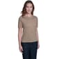 Womens Tommy Hilfiger Short Sleeve Solid Pointelle Sweater - image 1