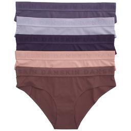 Womens Danskin 5Pk Microfiber Hipster Panties - DS3492-5PKM