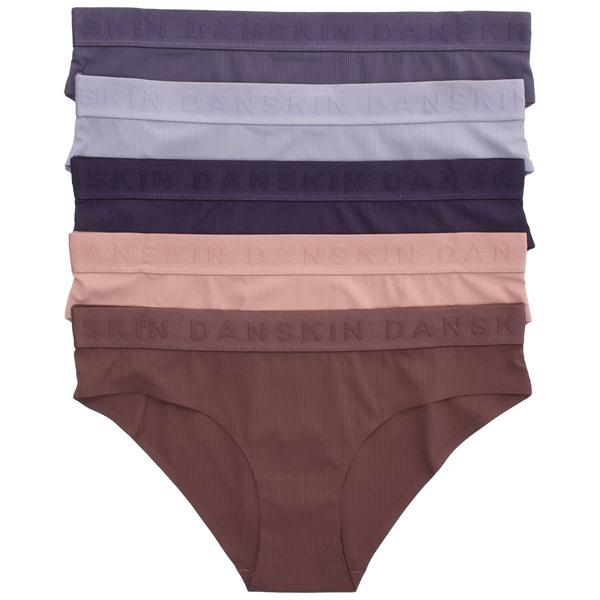 Womens Danskin 5Pk Microfiber Hipster Panties - DS3492-5PKM - image 