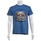 Mens Home of the Brave USA Dog Trio Graphic Tee - image 1