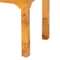 bali & pari Kayla Modern Real Burl Wood 2-Drawer Nightstand - image 6