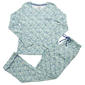 Womens Poppy & Clay Long Sleeve Ditsy & Floral Drop Pajama Set - image 1