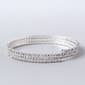 Rosa Rhinestones Thin Coil Crystal Bracelet - image 1