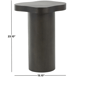 9th & Pike® Modern Black Wood Accent Table - image 3