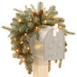 National Tree 3ft. Pre-Lit Frosted Arctic Spruce Mailbox Swag - image 1