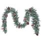 Puleo International 9ft. Sterling Pine Artificial Glitter Garland - image 1