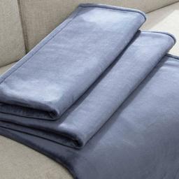 Calvin Klein Solid Plush Blanket