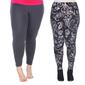 Plus Size White Mark 2pk. Mixed Leggings - image 11