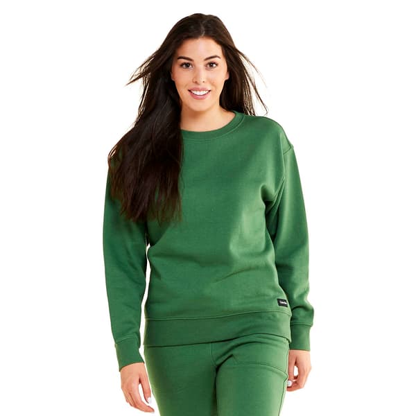 Womens Calvin Klein Performance Crew Logo Patch Sweatshirt