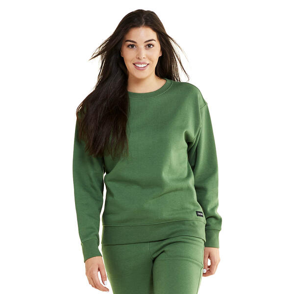 Womens Calvin Klein Performance Crew Logo Patch Sweatshirt - image 