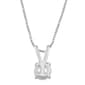 Nova Star® White Gold Lab Grown 3/4ct. Diamond Solitaire Pendant - image 3