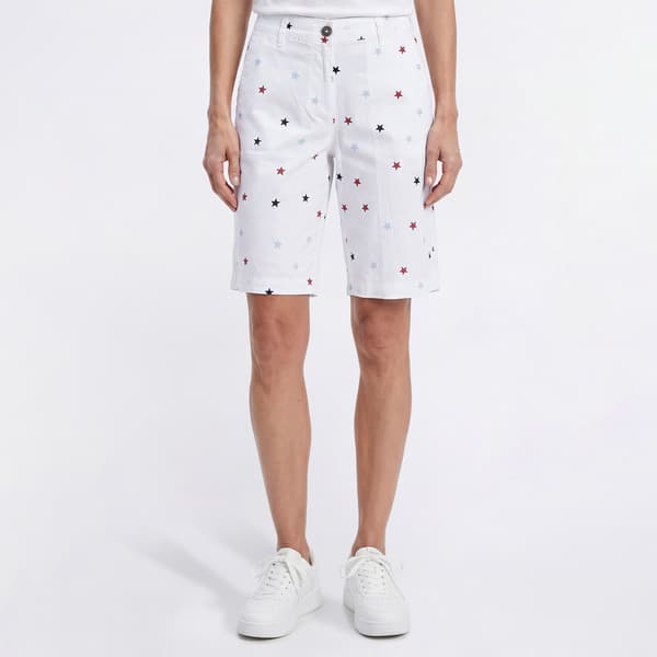 Womens da-sh Conversational Star Bermuda Shorts - image 