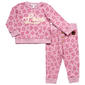 Baby Girl (12-24M) Emily & Oliver(R) 2pc. Love Leopard Jog Set - image 1