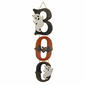 Boo Text Wall Decor with Ghosts & Bat - image 1