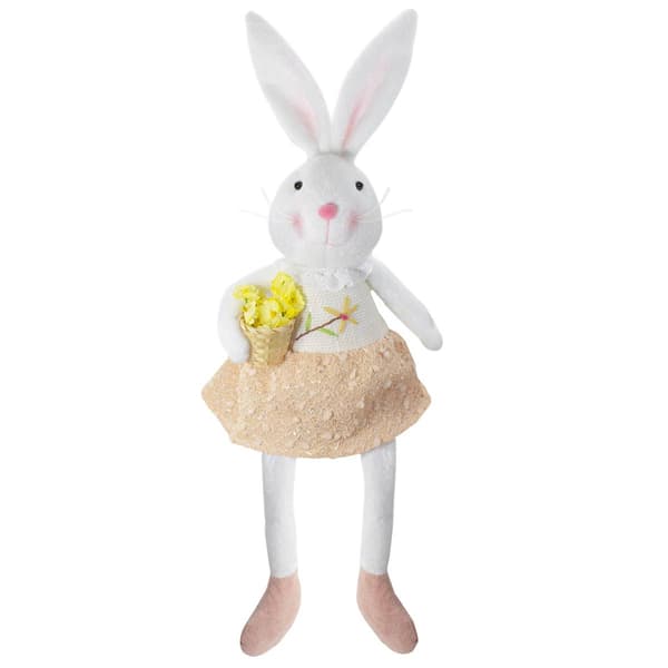Northlight Seasonal Girl Bunny Rabbit Easter Figurine