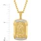 Mens Nova Star® Forged Lab Grown Diamond Guadalupe Pendant - image 4