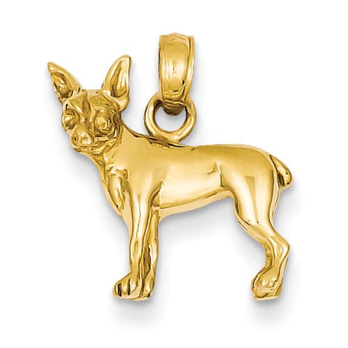 Gold Classics(tm) 14kt. Chihuahua Dog Pendant - image 