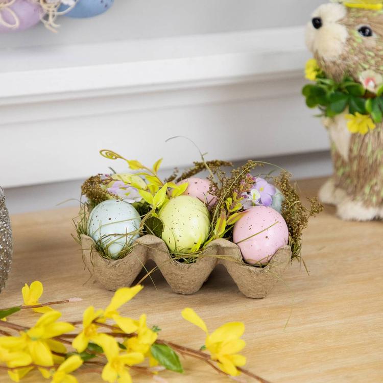 Northlight Seasonal Speckled Easter Eggs Décor - Set of 6