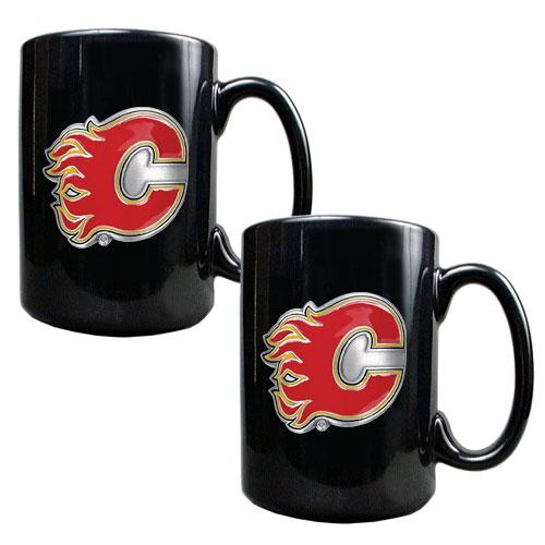 NHL Calgary Flames 2pc. Coffee Mug Set