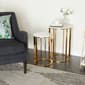 9th & Pike® Gold-Tone Metal Contemporary Accent Table - Set of 2 - image 9