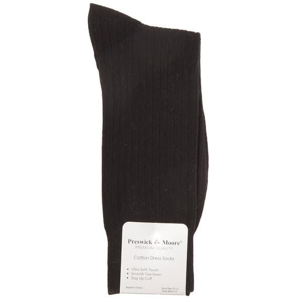 Mens Preswick & Moore Rib Crew Socks